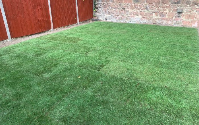 completed turfing job merseyside